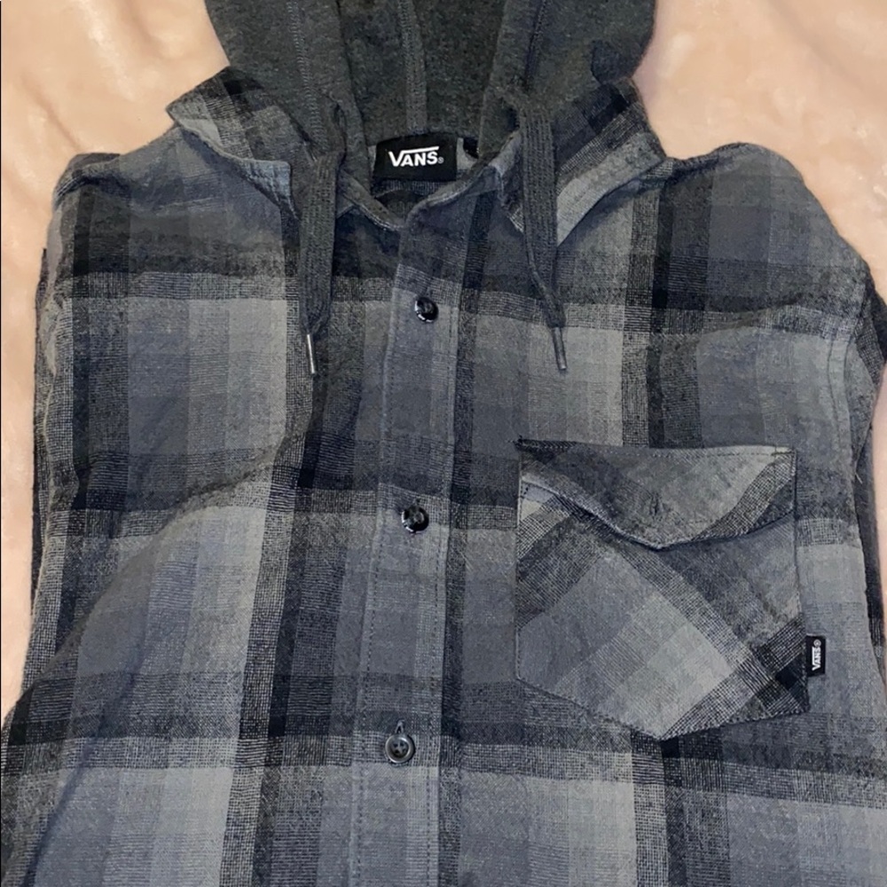 Vans oversized Flannel Hoodie